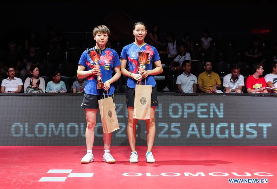 China's Gu/Mu Win Women's Doubles Title at ITTF Czech Open